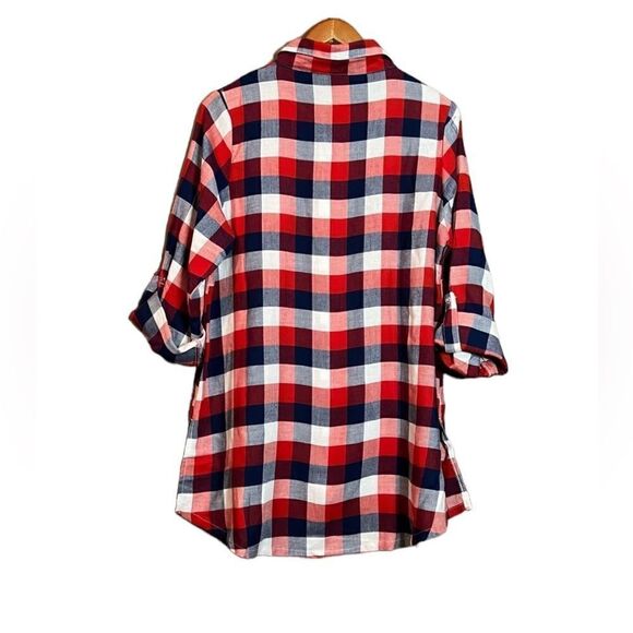 Patriots sleepwear button sleep shirt - Picture 9 of 10